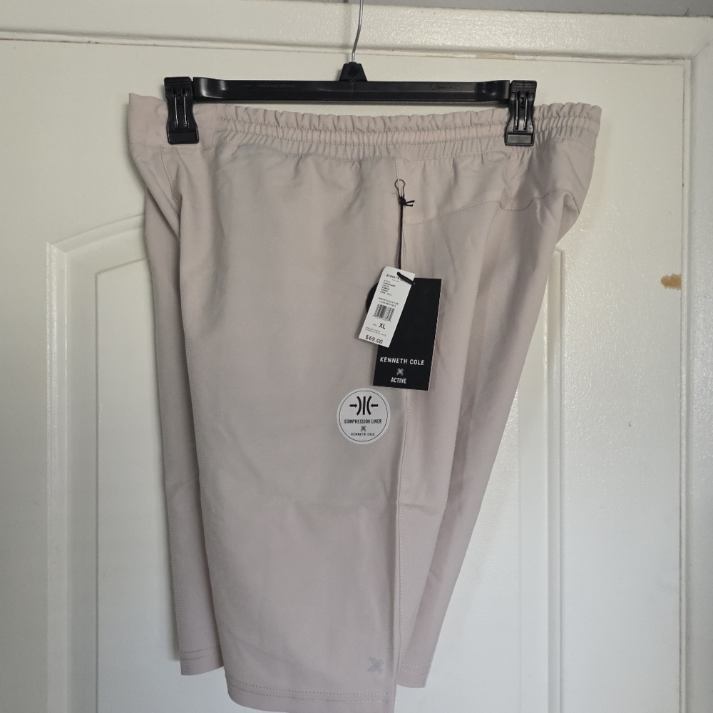Men's Kenneth Cole Shorts XL 2 In 1 Brief Shorts Nwt